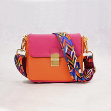 Load image into Gallery viewer, Tiny Leather Handbag -Watermelon/Orange (Option 1)
