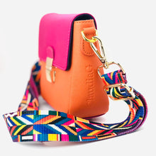 Load image into Gallery viewer, Tiny Leather Handbag -Watermelon/Orange (Option 1)
